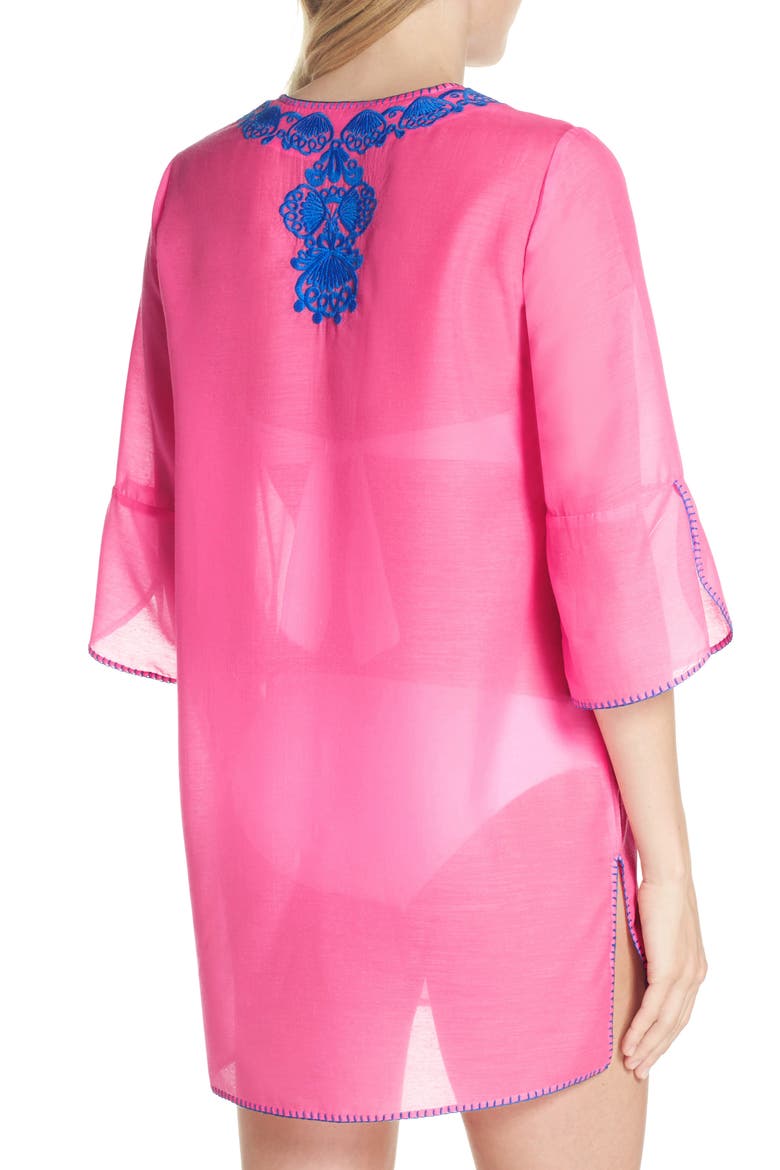 Piet Cover-Up, Alternate, color, PINK SUNSET