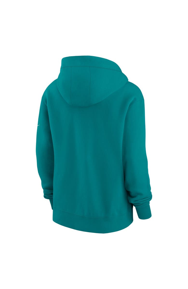 Nike Women's Nike Aqua Miami Dolphins Phoenix Rewind Full-Zip Hoodie, Alternate, color, Aqua