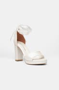 Prologue Shoes Ksenia Platform Bridal Sandal