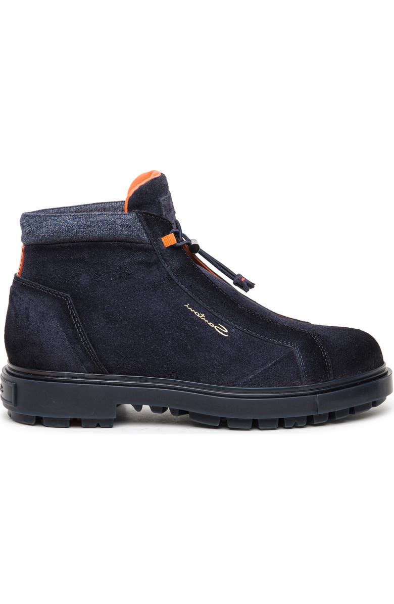 Santoni Hiking Boot, Alternate, color, Blue
