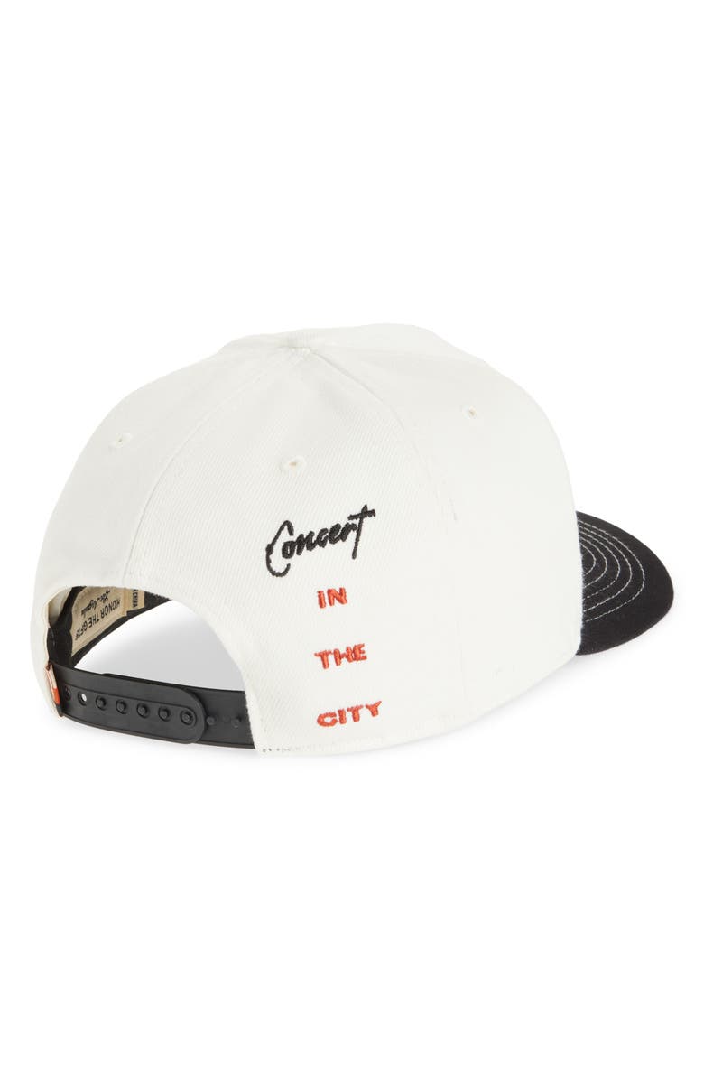 HONOR THE GIFT Concert in the City Baseball Cap, Alternate, color, Vintage White
