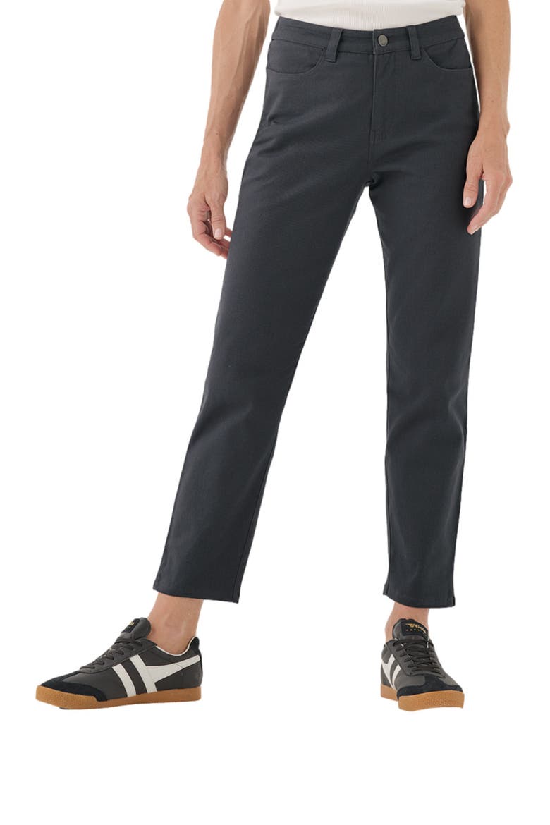 Organic Stretch Twill Denim Slim Straight Pant, Alternate, color, Storm