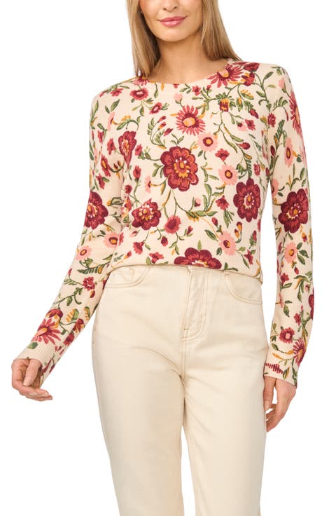 Floral Sweater