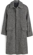 Madewell Balmacaan Tweed Overcoat