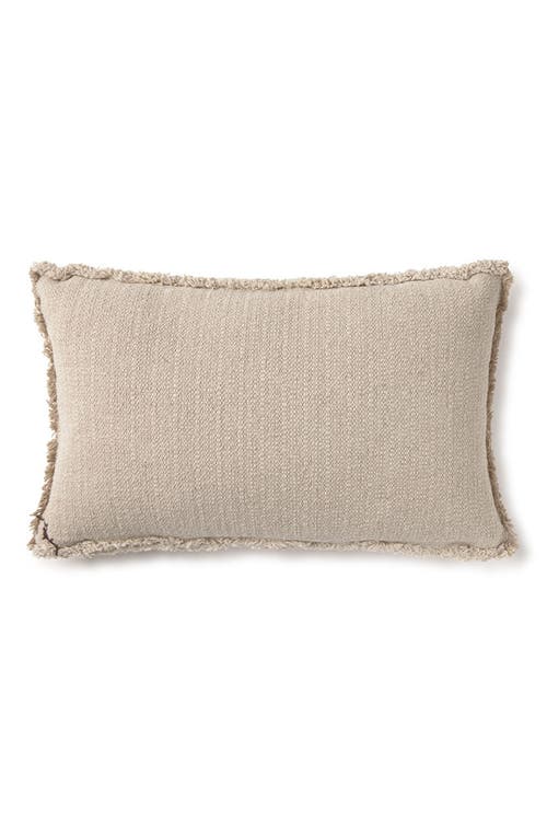 Lorena Canals Handloom Rectangular Cushion In Nude