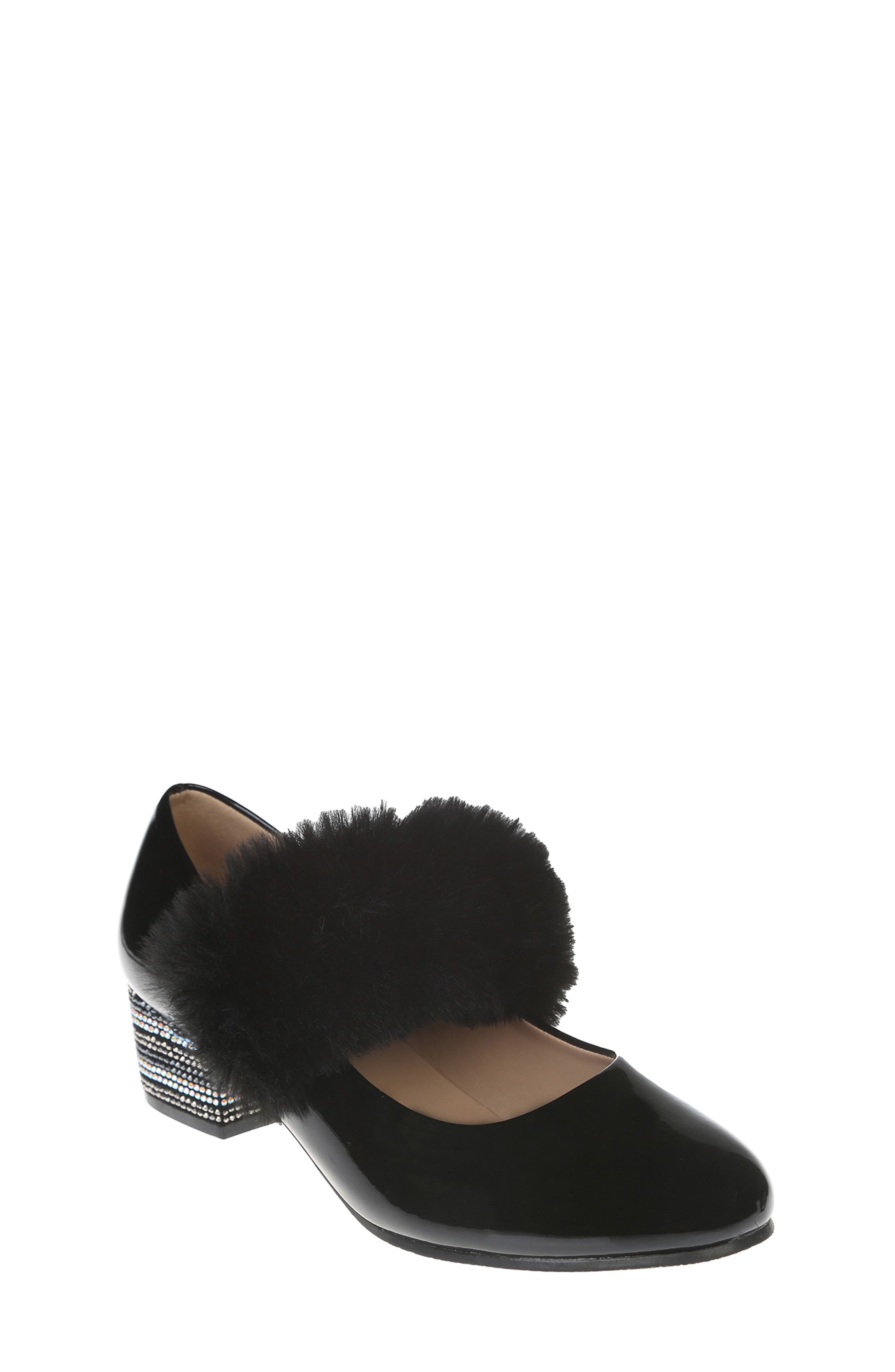 Vince Camuto Faux Fur Mary Jane Pump, Main, color, 