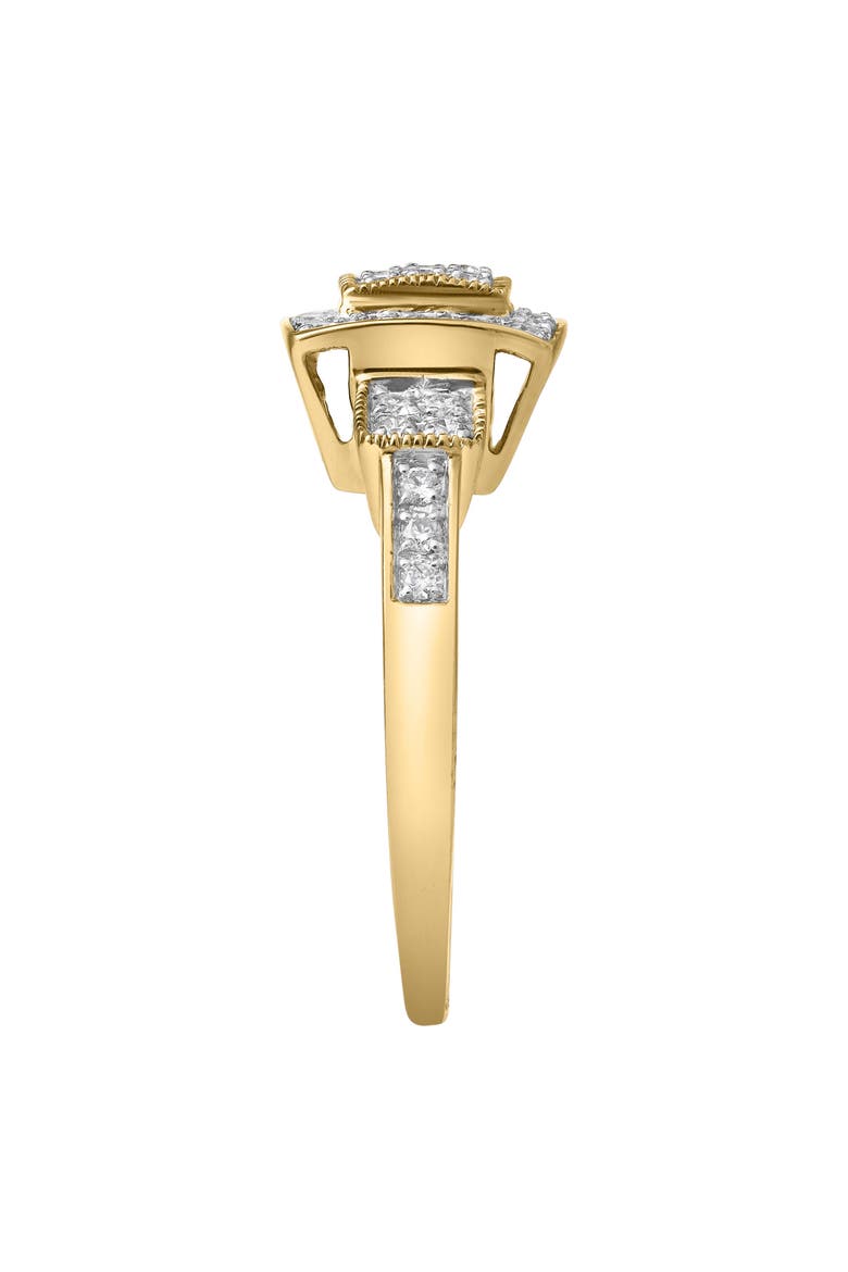 Lunaris 0.45 Ct 10K Gold Diamond Ring, Alternate, color, 10K Yellow Gold