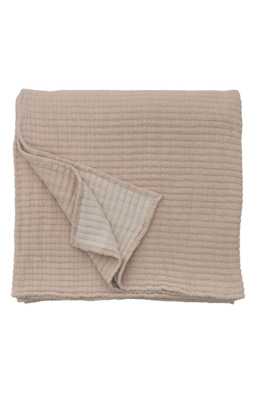 Pom Pom At Home Vancouver Cotton Gauze Coverlet In Amber
