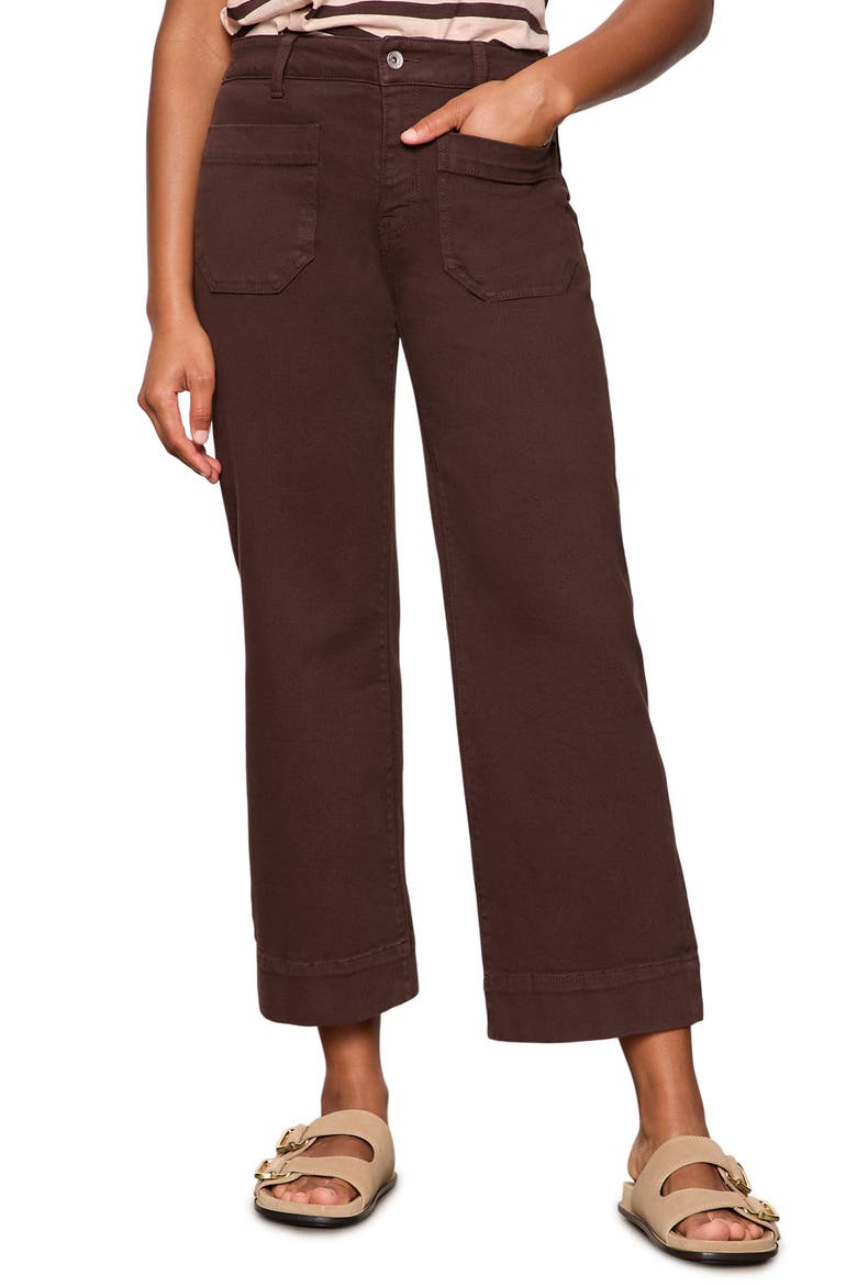 The Marine Crop Denim Pants, Main, color, RICH SOIL BROWN