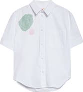 Marni Rose Print Poplin Button-Up Shirt