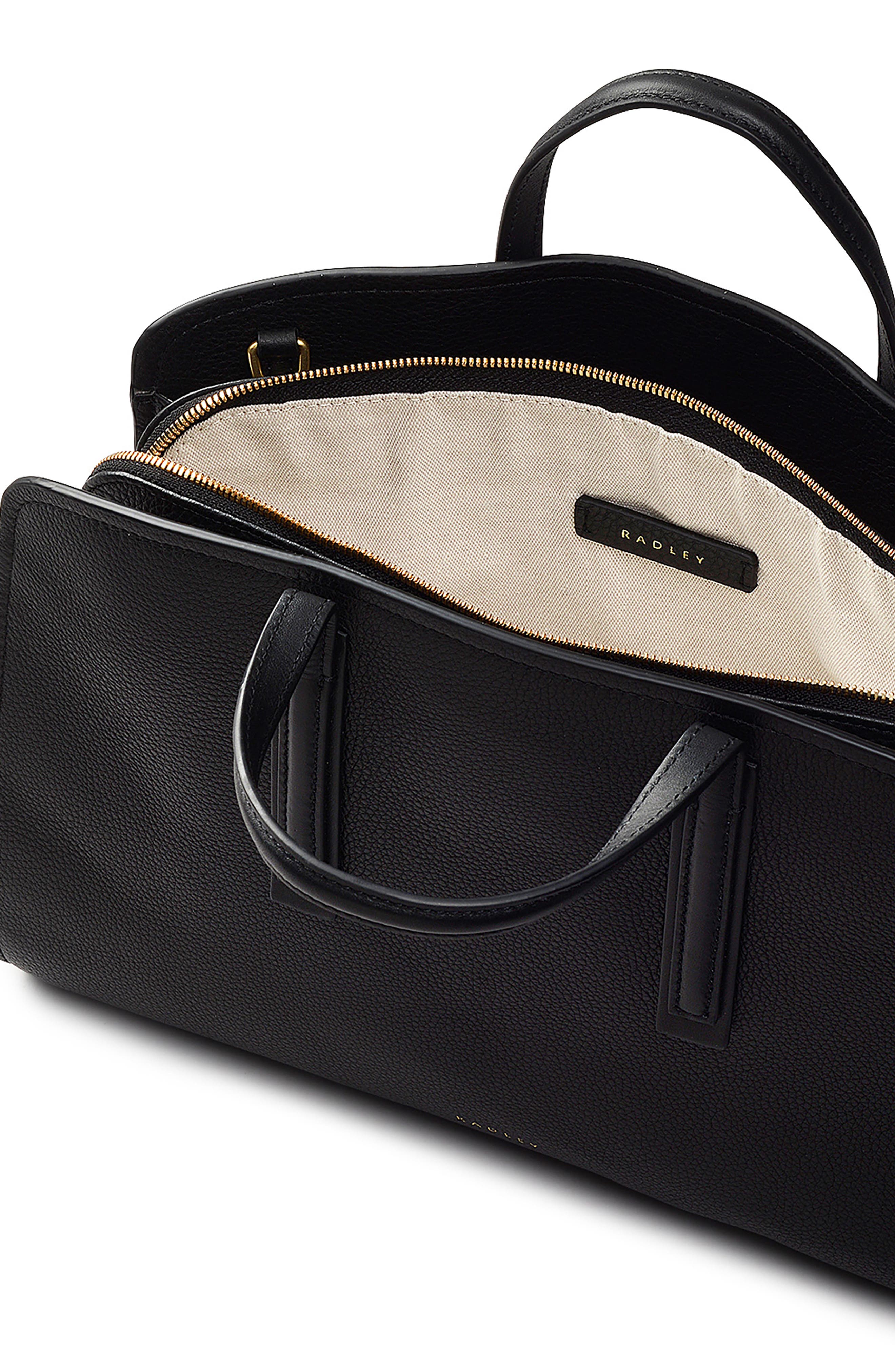 Radley Arragon Pebbled Leather Satchel, Alternate, color, 