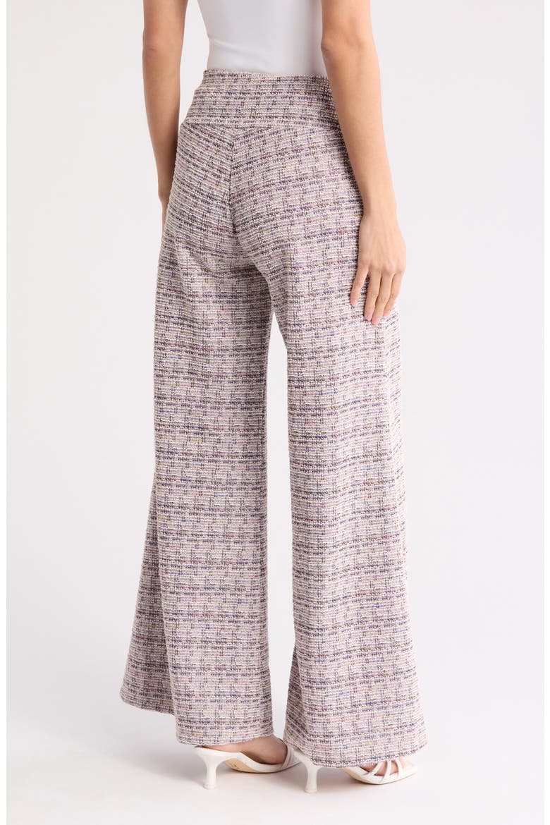 Tweed Wide Leg Pants, Alternate, color, PINK