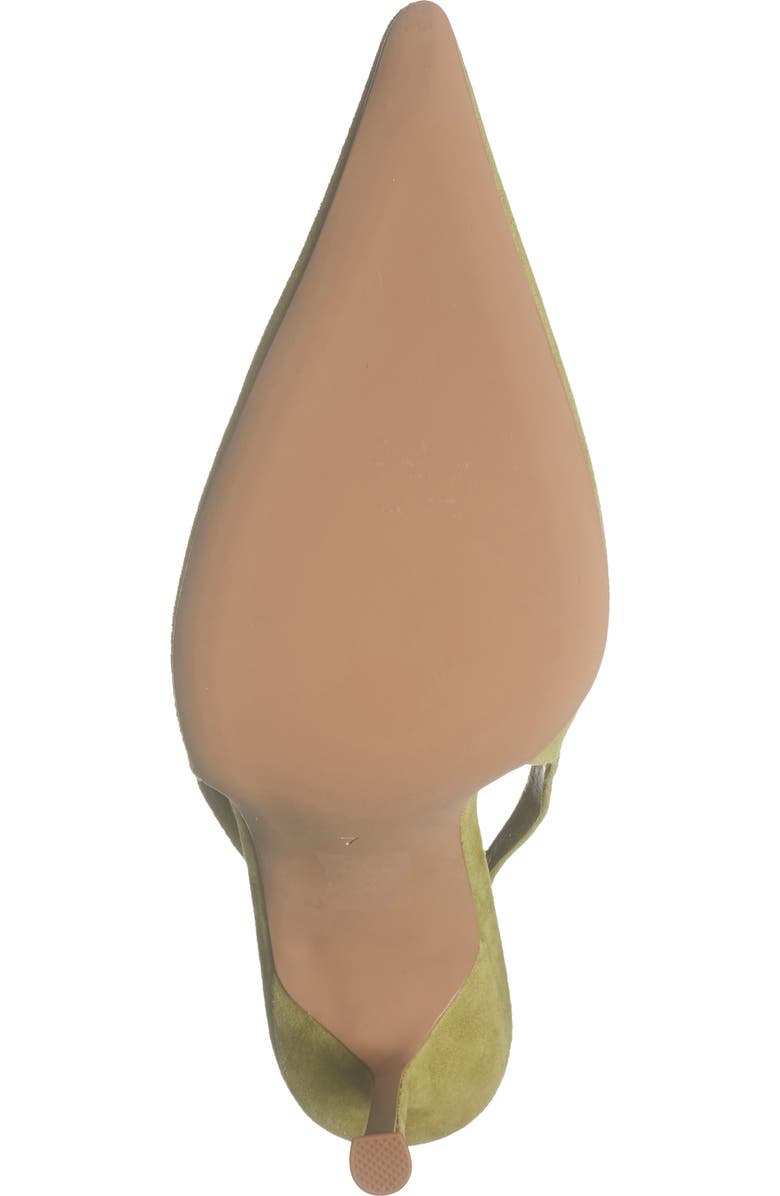 Jeffrey Campbell Fusion Slingback Pump, Alternate, color, Chartreuse Suede