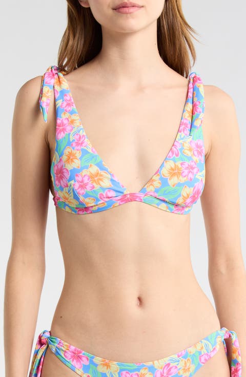 Malibu Cove Reversible Deep V Bikini Top