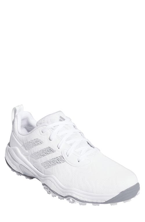 Adidas Originals Adidas Codechaos 25 Waterproof Spikeless Golf Shoe In White/silver/grey