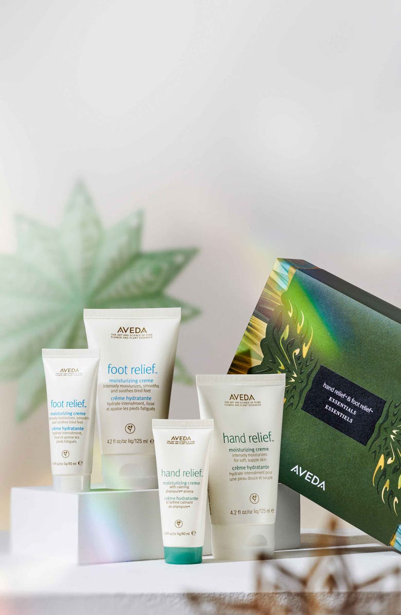 Aveda hand relief<sup>™</sup> & foot relief<sup>™</sup> essentials 4-piece gift set $76 Value, Alternate, color, 