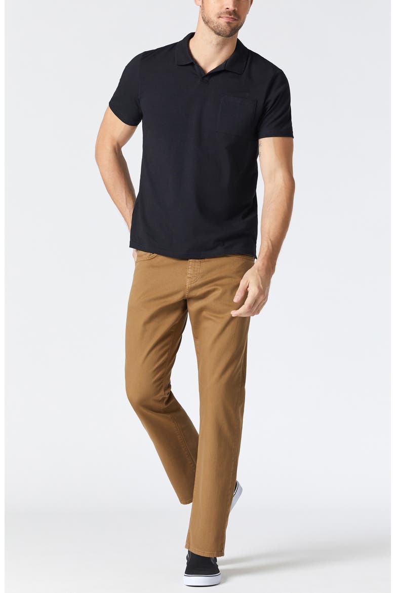 Matt Relaxed Straight Fit Jeans, Alternate, color, MOCCA