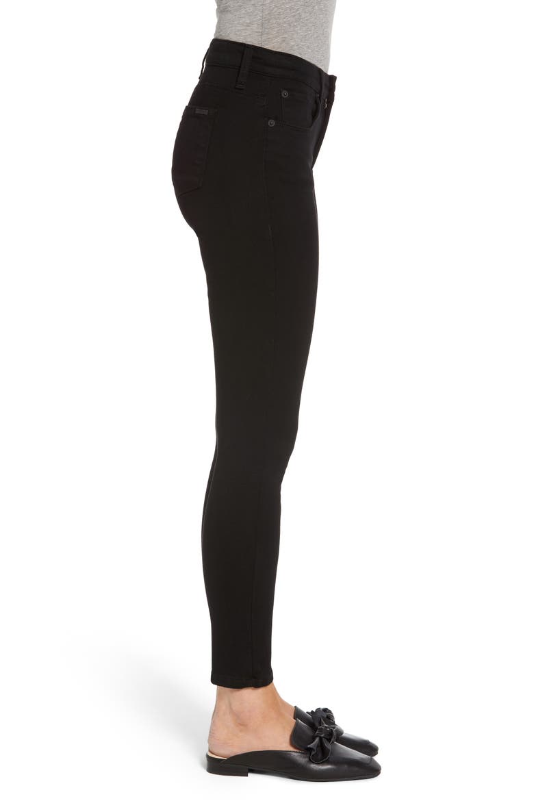 Emma Ankle Skinny Jeans, Alternate, color, BLACK