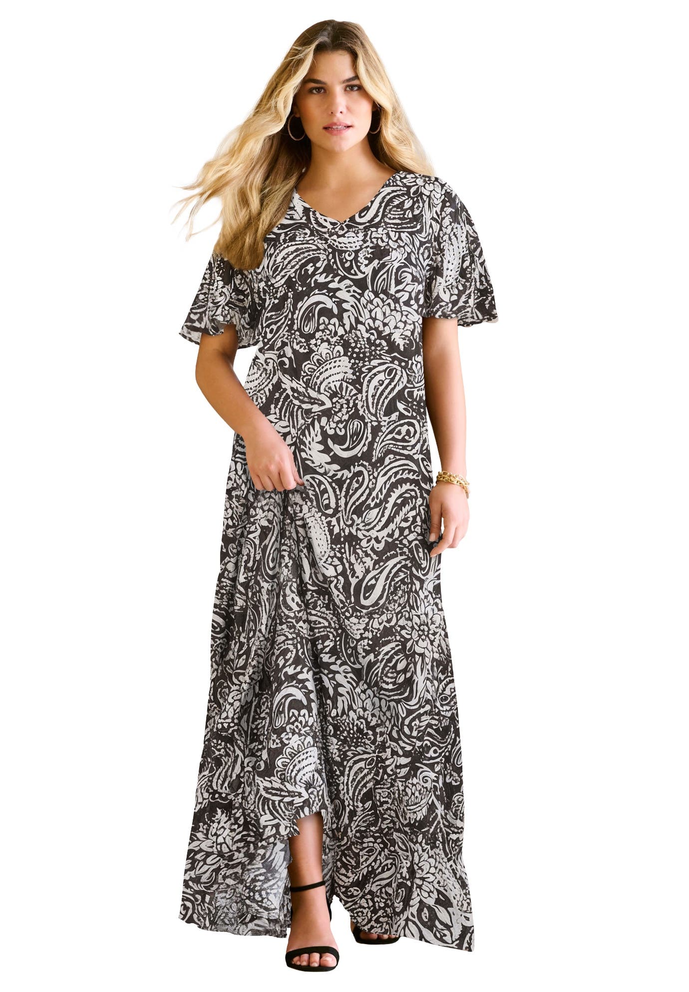 BLACK PAISLEY GRAPHIC
