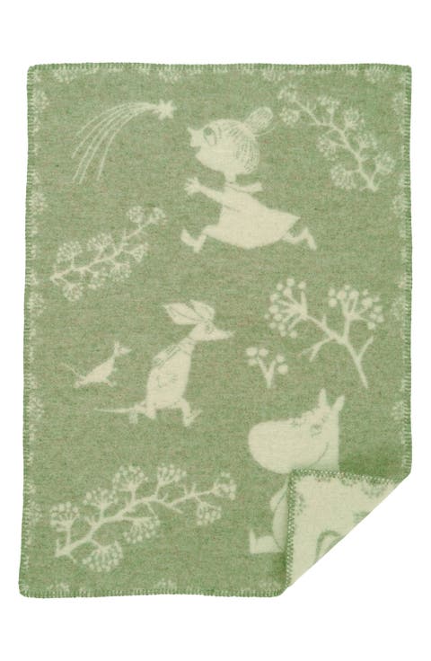 Kids' Moomin Winterland Brushed Wool Blanket