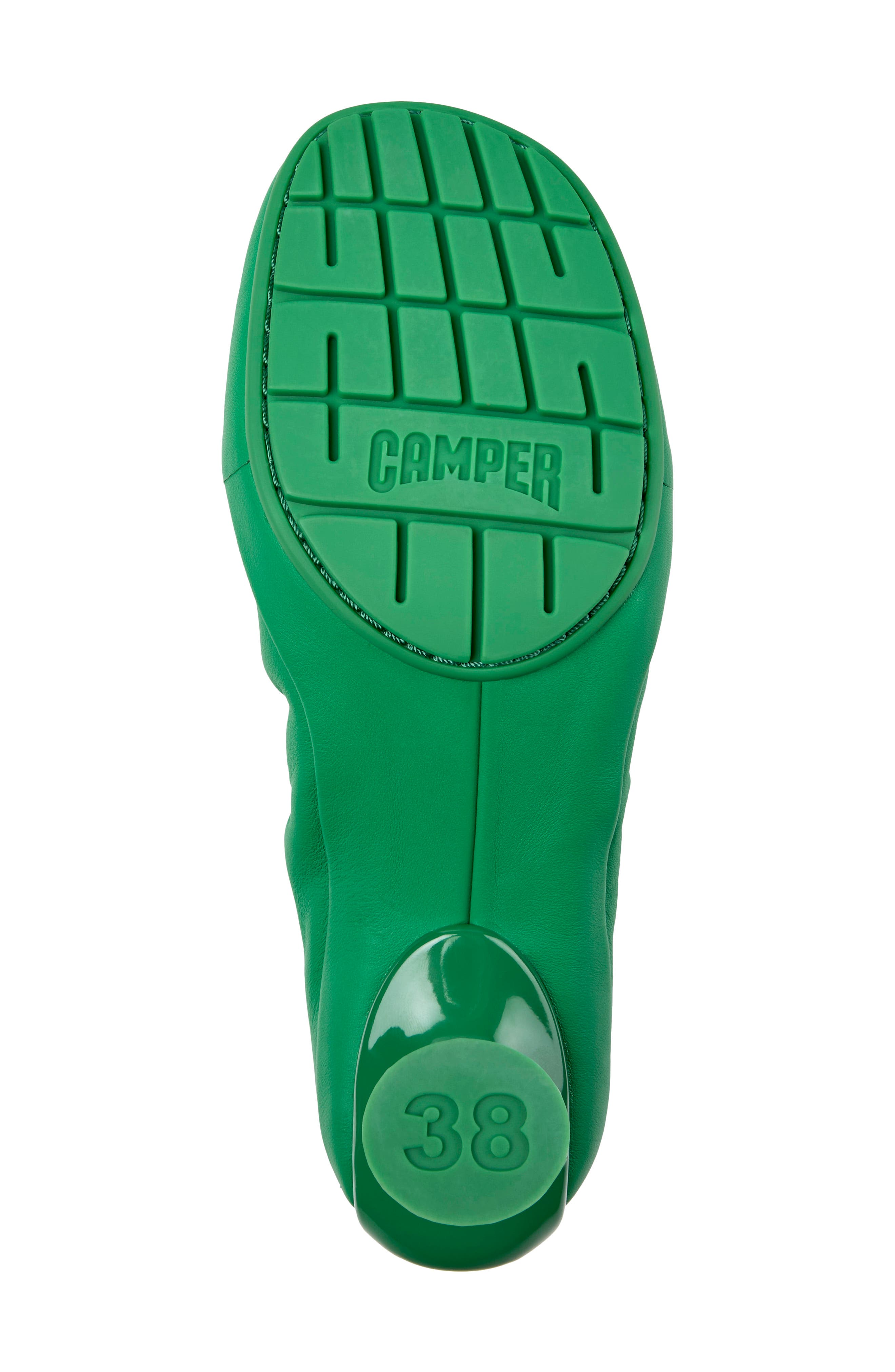 Right Nina Leather Pump, Alternate, color, BRIGHT GREEN