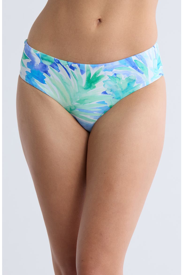 Key Largo Mid Bikini Bottoms, Main, color, BLUE
