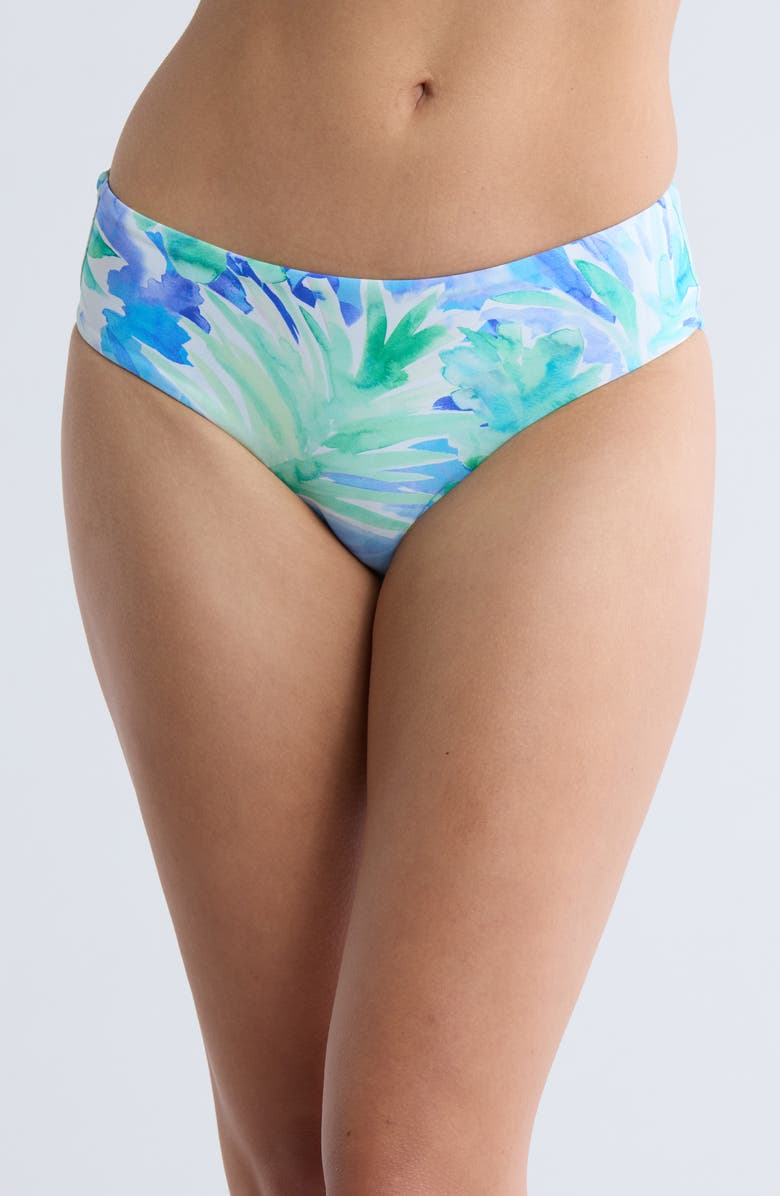 Sea Level Key Largo Mid Bikini Bottoms, Main, color, Blue