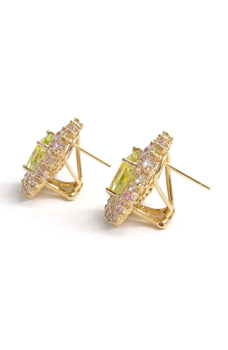 BEST SILVER Cubic Zirconia Stud Earrings, Alternate, color, 