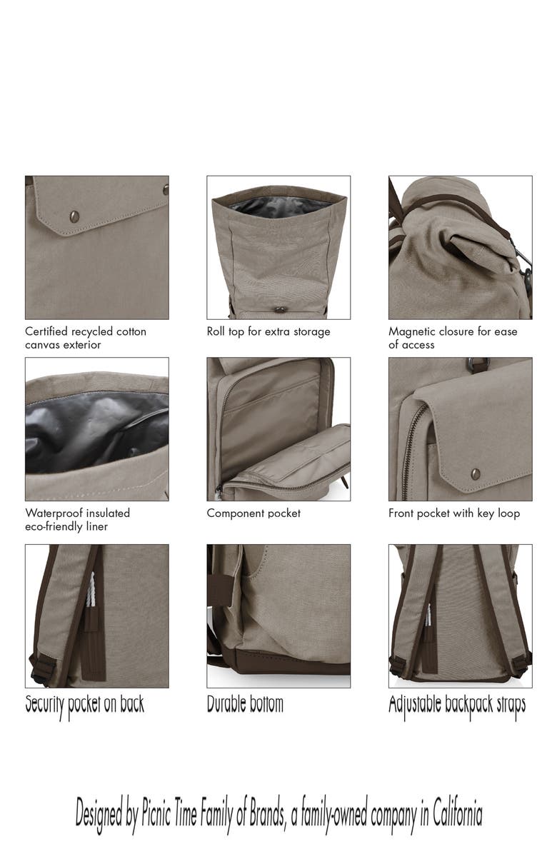 Picnic Time Carmel Picnic Backpack, Alternate, color, 