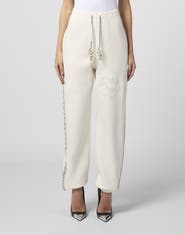 PHILIPP PLEIN Washed Joggers Tennis Club Crystals Women