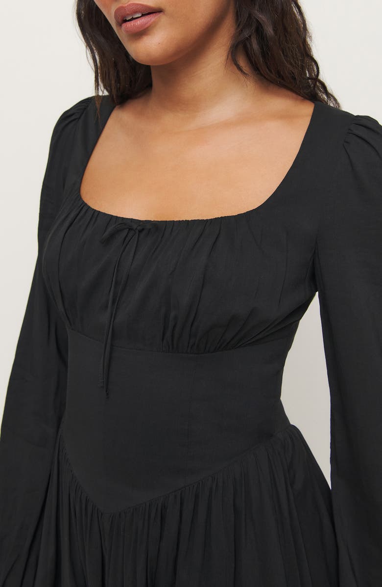 Reformation Oria Organic Cotton Midi Dress, Alternate, color,