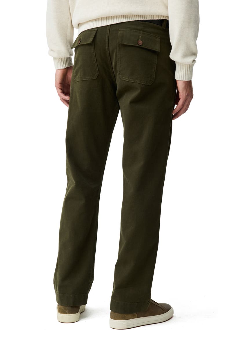 Clyde Relaxed Fit Cotton Canvas Pants, Alternate, color, OLIVE