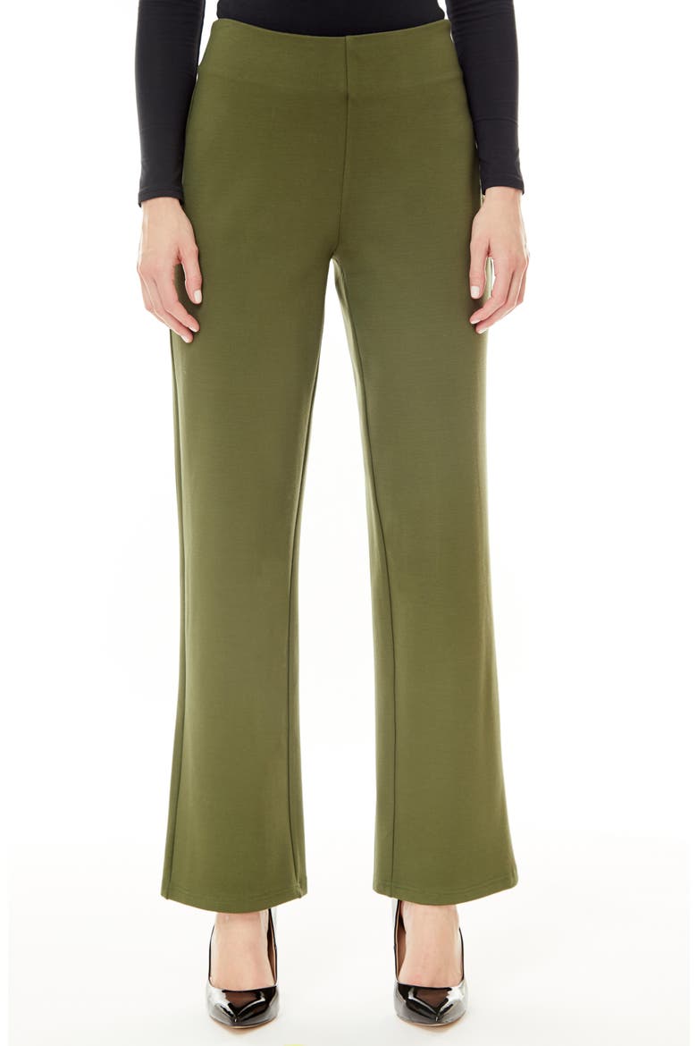 Farah High Waist Wide Leg Pants, Alternate, color, RIFLE GREEN