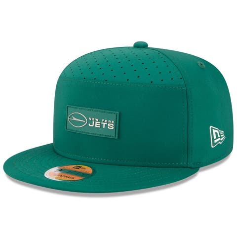 Men's New Era Green New York Jets 2025 Sideline  Split Panel 9FIFTY Snapback Hat