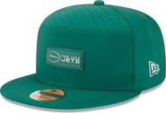 New Era Men's New Era Green New York Jets 2025 Sideline Split Panel 9FIFTY Snapback Hat