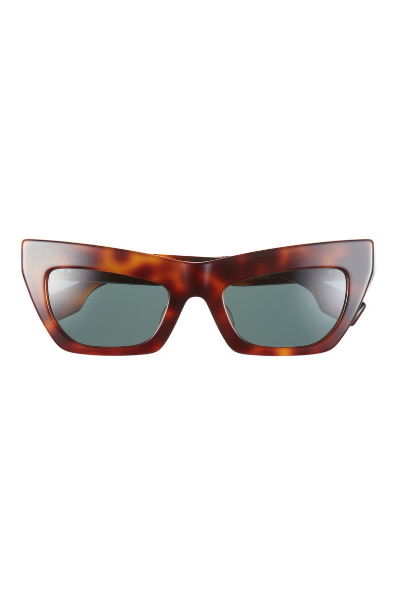 51mm Cat Eye Sunglasses, Main, color, LIGHT HAVANA