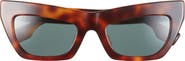 Burberry 51mm Cat Eye Sunglasses