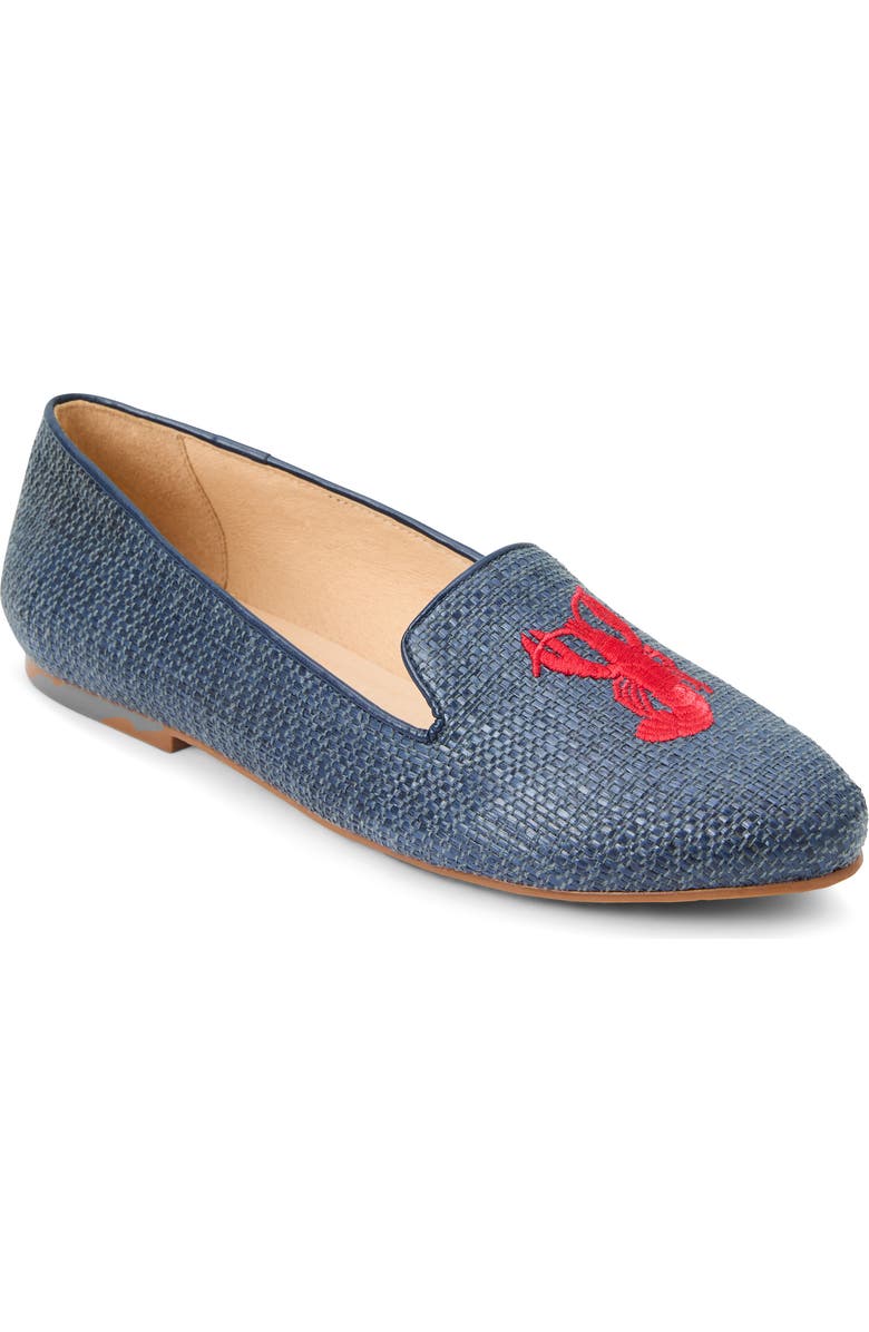 Jack Rogers Lobster Embroidery Loafer, Main, color,