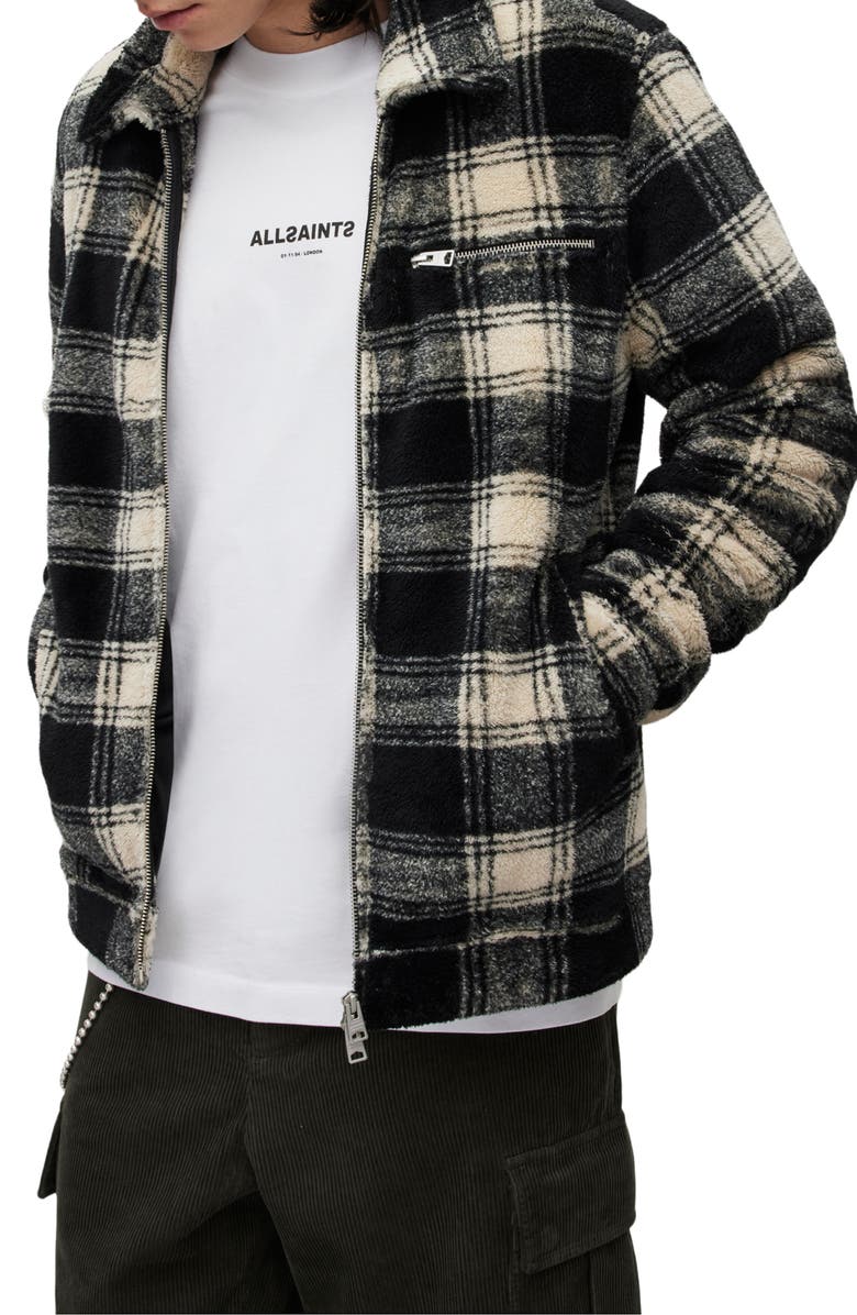 AllSaints Franco Plaid Jacket, Alternate, color,
