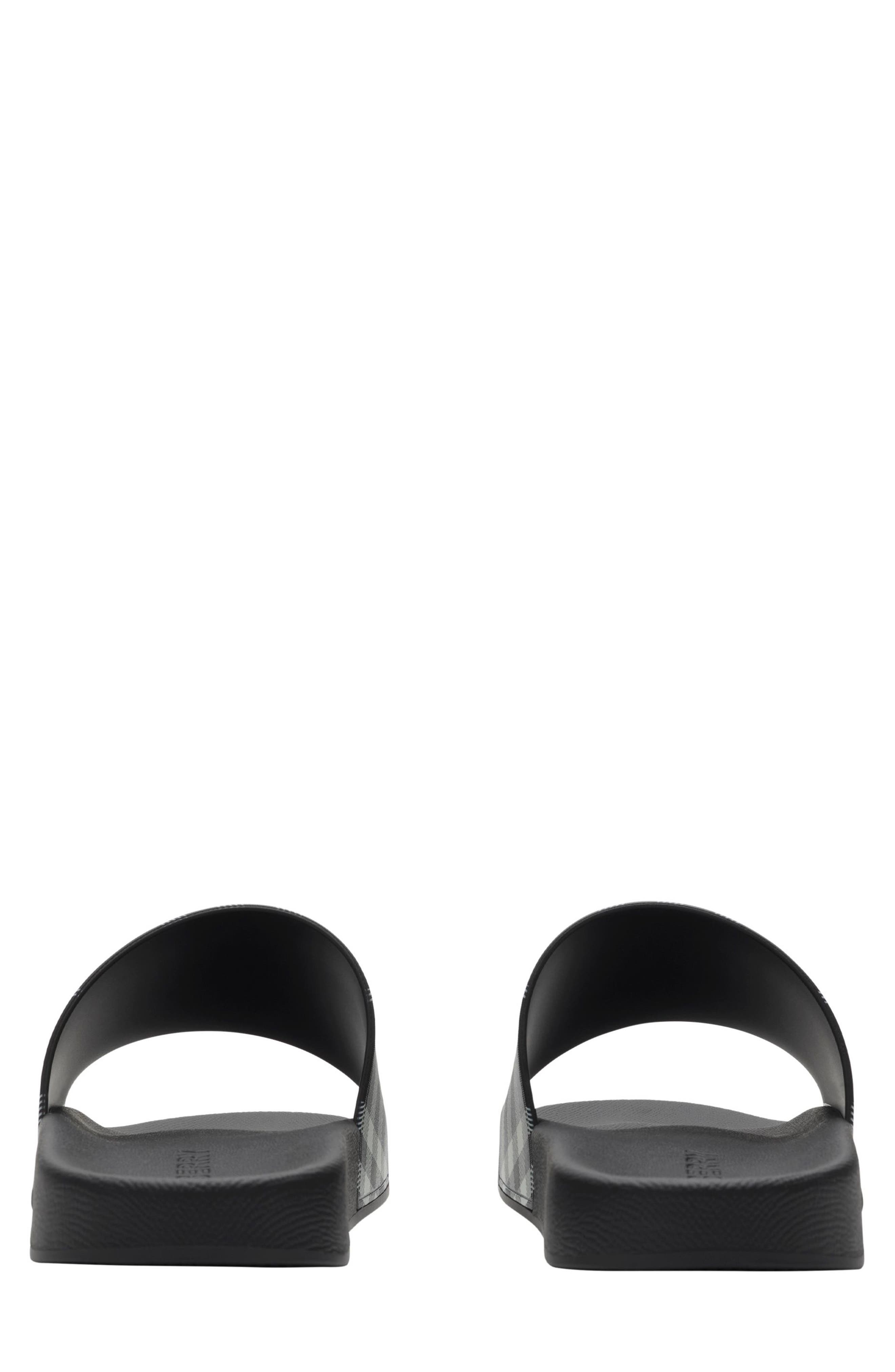 Burberry Furley Check Slide Sandal, Alternate, color, Calico Check