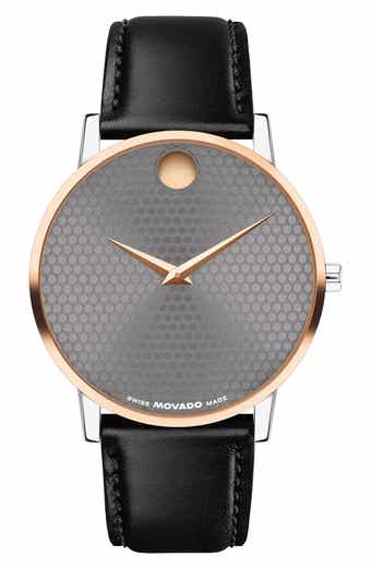Museum Classic Leather Strap Watch, 40mm