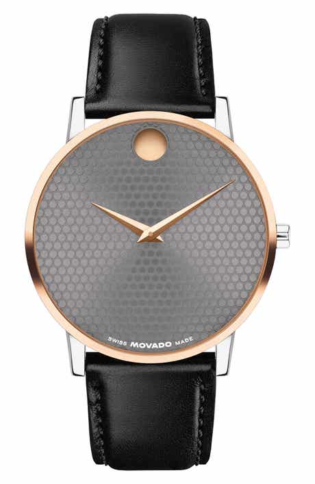 Museum Classic Leather Strap Watch, 40mm