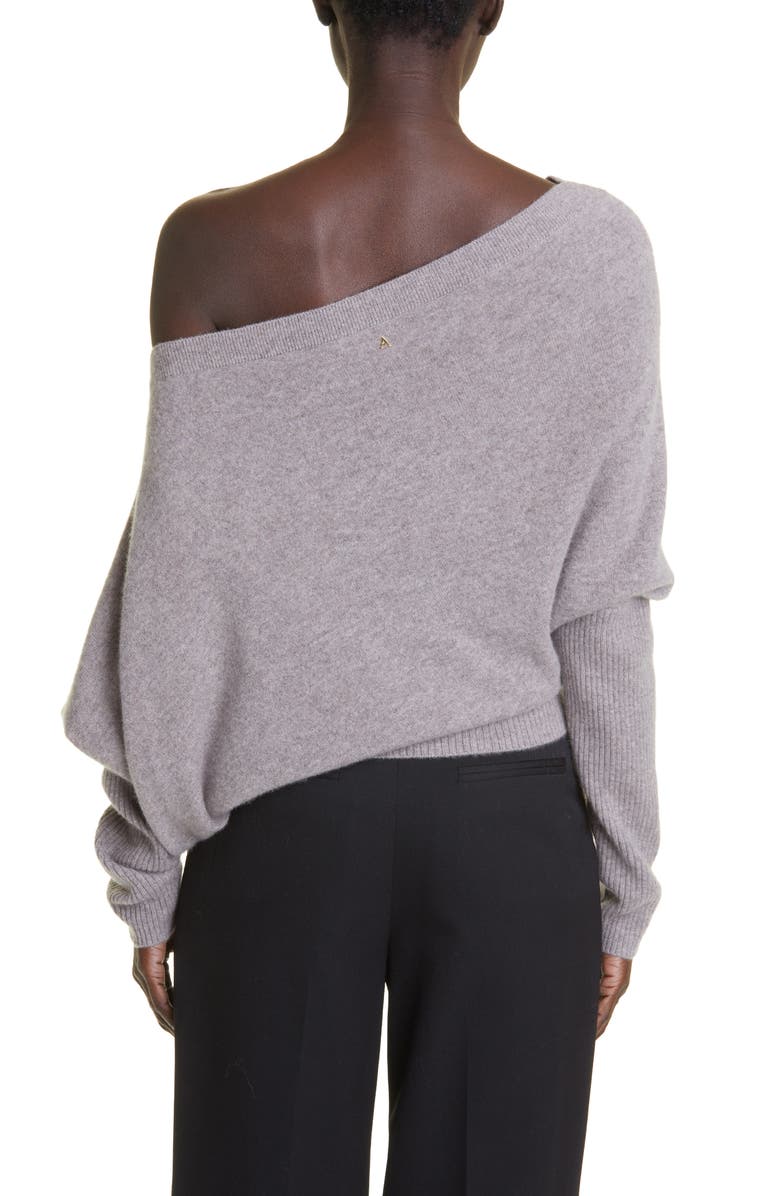 Altuzarra Paxi One-Shoulder Cashmere Sweater, Alternate, color,