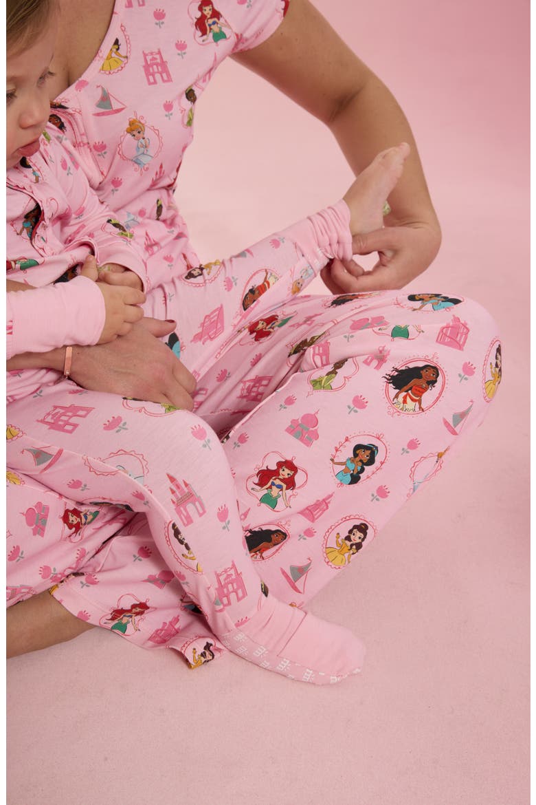 Princess Royal Radiance Ruffle Magnetic Convertible Footie, Alternate, color, PRINCESS ROYAL RADIANCE