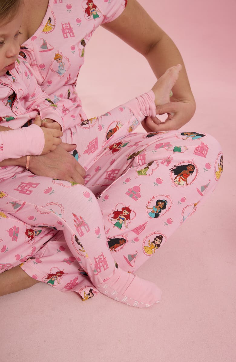 Magnetic Me Princess Royal Radiance Ruffle Magnetic Convertible Footie, Alternate, color, Princess Royal Radiance