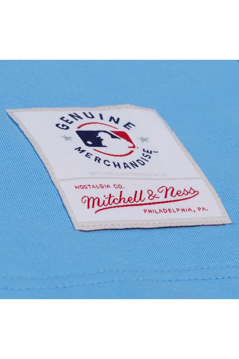 Men's Mitchell & Ness Light Blue Philadelphia Phillies Insignia Premium T-Shirt, Alternate, color, Light Blue