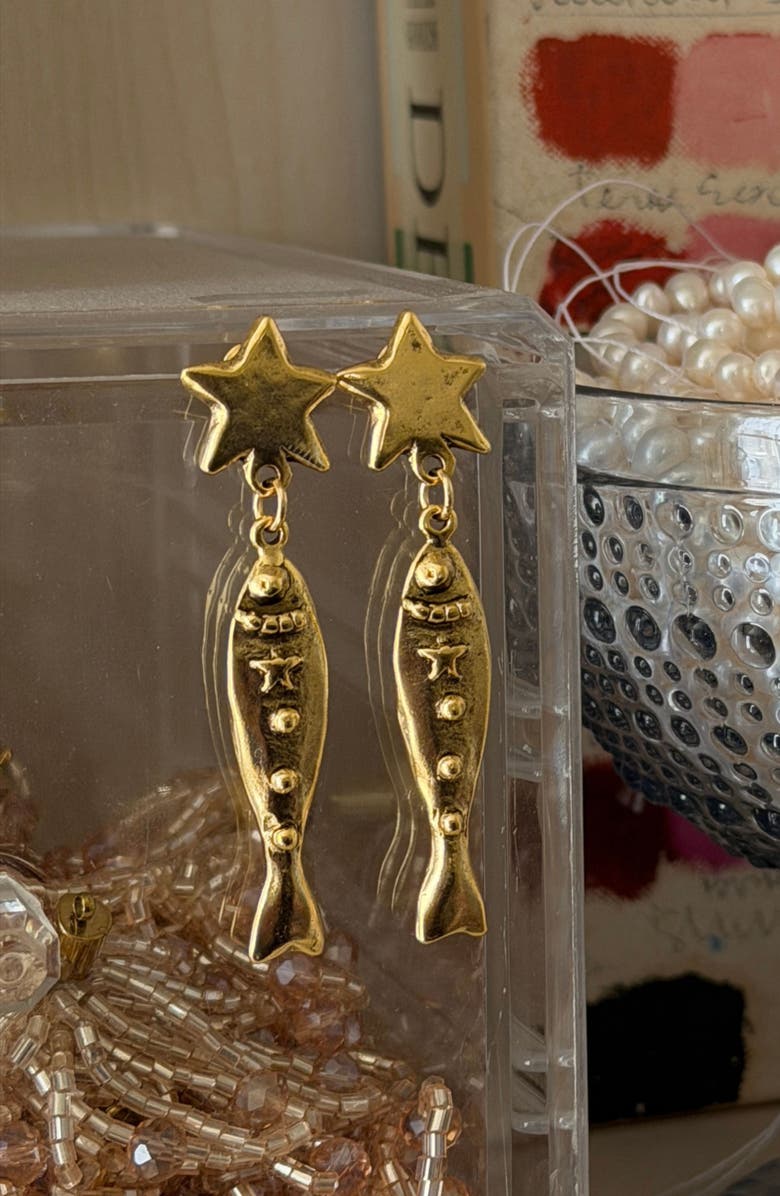 sccollection Finn Earrings, Alternate, color, Gold