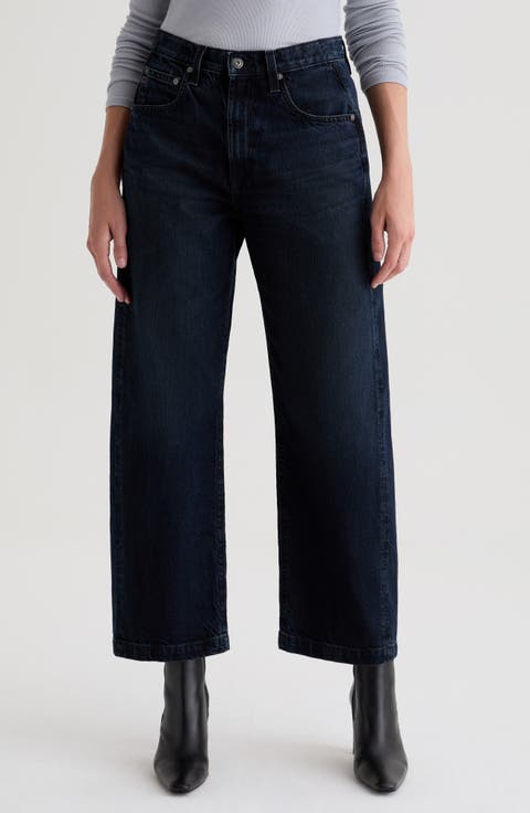 Hattie High Waist Ankle Wide Barrel Leg Jeans