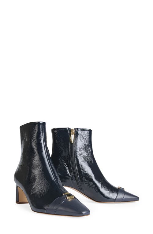 Lk Bennett Hylda Block Heel Bootie In Black