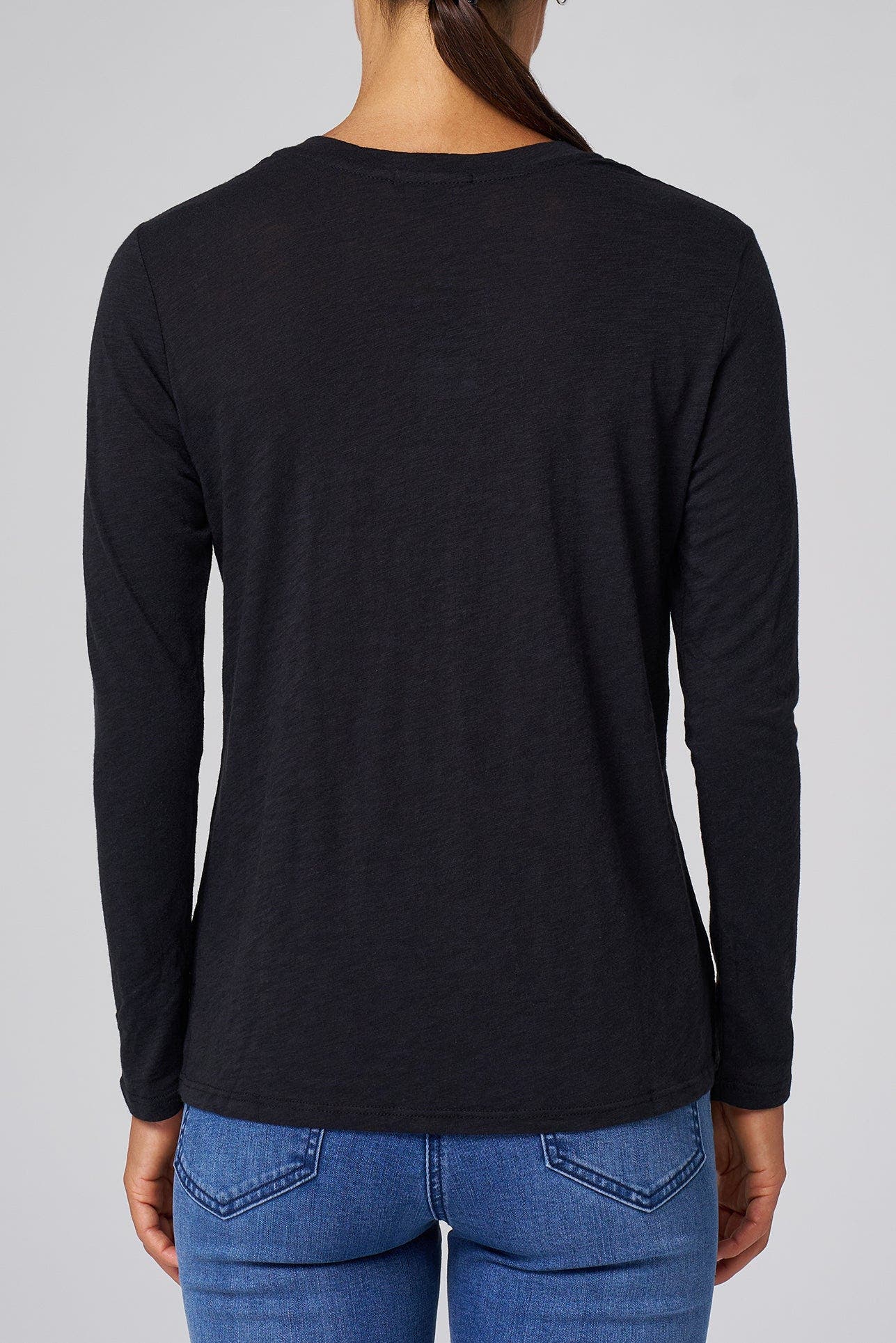 Slub Jersey Long Sleeve Tee - image 2